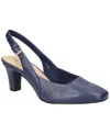 Easy Street Ritsa Womens Square Closed Toe Stiletto Heel Pumps In Blue