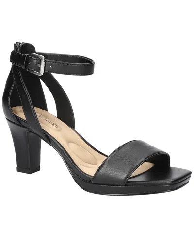 Easy Street Women's Ro Square Toe Heeled Sandals In Black