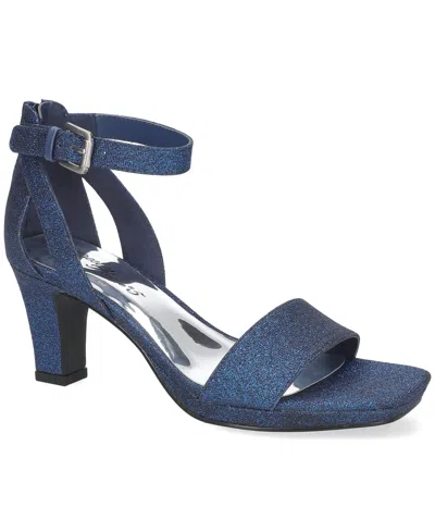 Easy Street Women's Ro Square Toe Heeled Sandals In Blue