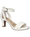 Easy Street Women's Ro Square Toe Heeled Sandals In White