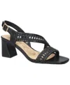 Easy Street Women's Rowan Square Toe Sandals In Black