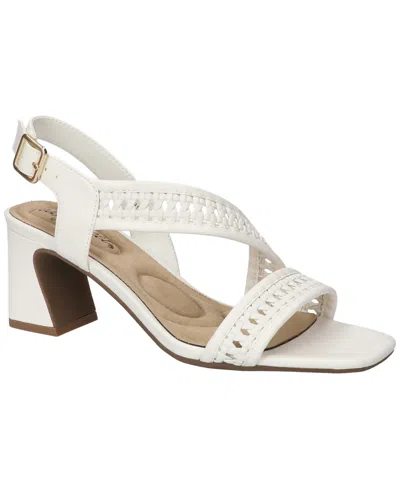 Easy Street Women's Rowan Square Toe Sandals In White