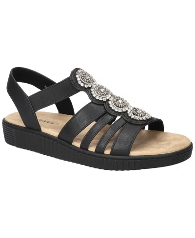 Easy Street Women's Samira Slip-on Platform Sandals In Black