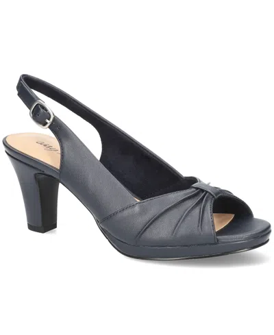 Easy Street Womens Saturn Heeled Sandals In Blue