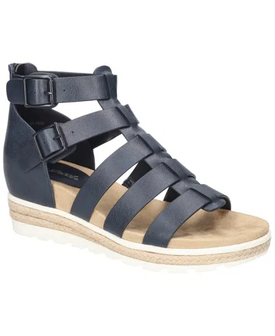EASY STREET WOMEN'S SIMONE ZIP WEDGE SANDALS