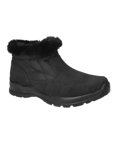 Easy Street Sleet Waterproof Bootie In Black