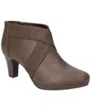 Easy Street Women's Spice Platform Dress Shooties In Brown Matte