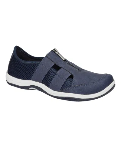 Easy Street Women's Sport Yareli Flats In Navy