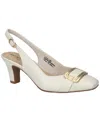 Easy Street Sway Slingback Pump In Bone