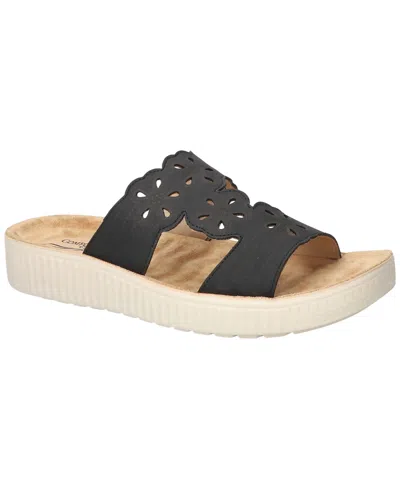 Easy Street Women's Taj Slip-on Slide Sandals In Black