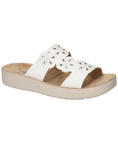 Easy Street Women's Taj Slip-on Slide Sandals In White