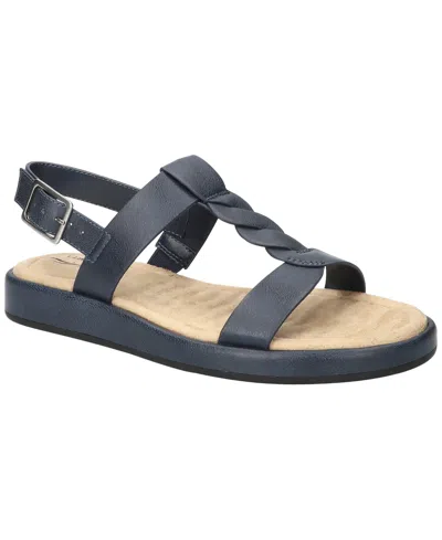 Easy Street Women's Tampa Comfort Platform Sandals In Navy