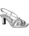 Easy Street Womens Valorie Heeled Sandals In Metallic