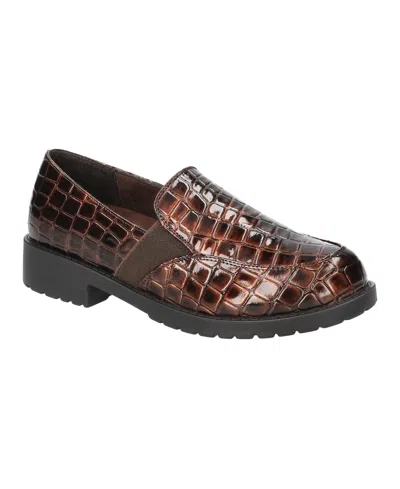 Easy Street Women's Vanessa Slip-on Loafers In Brown