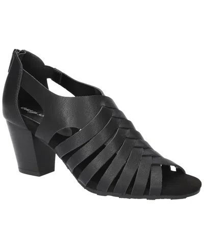 Easy Street Women's Vanni Block Heel Sandals In Black