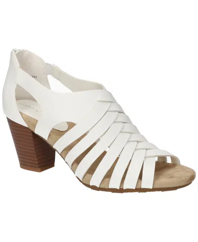 Easy Street Women's Vanni Block Heel Sandals In White