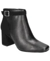 Easy Street Winnipeg Womens Zipper Manmade Booties In Black,lamy