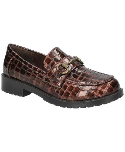 Easy Street Women's Witney Comfort Loafers In Brown Croco
