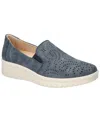 Easy Street Women's Ying Comfort Slip-on Flats In Navy