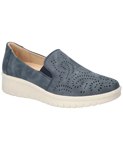 Easy Street Women's Ying Comfort Slip-on Flats In Navy