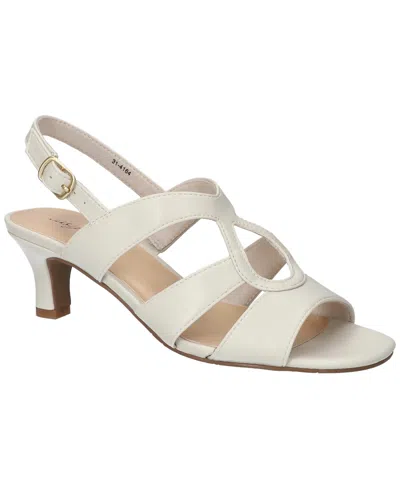 Easy Street Women's Zella Kitten Heel Sandals In Bone