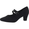 Easy Street Womens Adjustable Man Made Block Heels