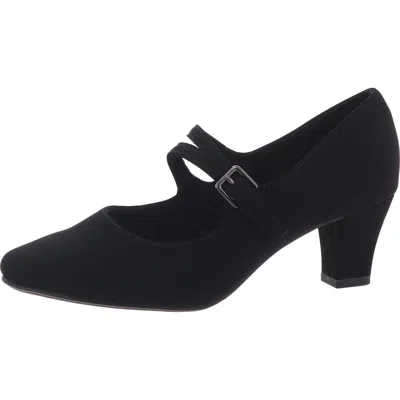 Easy Street Womens Adjustable Man Made Block Heels