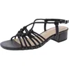 Easy Street Women's Sicilia Buckle Slingback Block Heel Sandals In Black