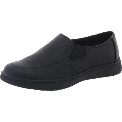 EASY STREET WOMENS COMFORT INSOLE FAUX LEATHER LOAFERS