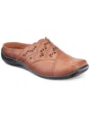 Easy Street Womens Comfort Slip On Flats In Brown