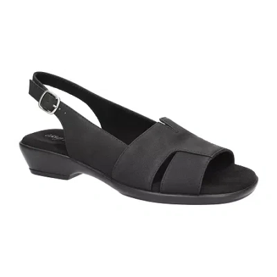 Easy Street Womens Corbett Strap Sandals In Black