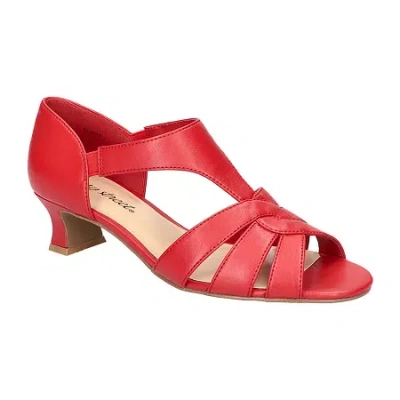 EASY STREET WOMENS ESSIE HEELED SANDALS