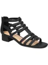EASY STREET WOMENS FAUX LEATHER DRESSY STRAPPY SANDALS