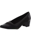 Easy Street Fabulous Womens Metallic Embossed Pumps In Brown