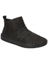 Easy Street Womens Faux Suede Ankle Booties In Black