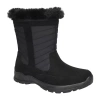 Easy Street Womens Frazer Slip Resistant Flat Heel Winter Boots In Black