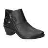 Easy Street Womens Fritzi Block Heel Booties In Black