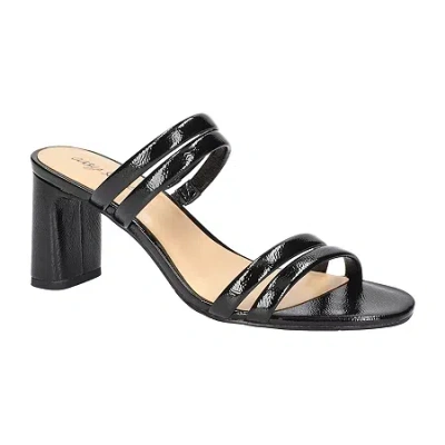 Easy Street Womens Jemma Heeled Sandals In Black