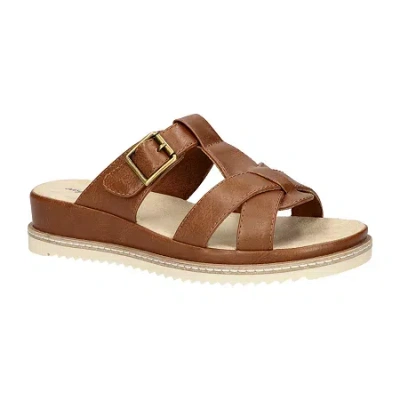 Easy Street Womens Joby Slide Sandals In Multi