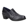 Easy Street Womens Joplin Block Heel Booties In Black