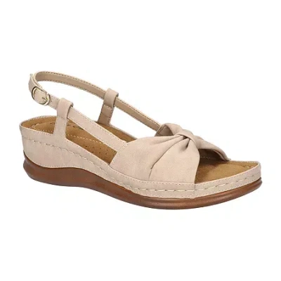 Easy Street Womens Jupiter Strap Sandals In Neutral