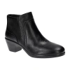 Easy Street Womens Langley Block Heel Booties In Black