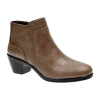 Easy Street Womens Langley Block Heel Booties In Brown
