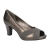 Easy Street Womens Lavish Stiletto Heel Pumps In Gray