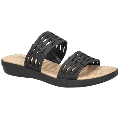 Easy Street Womens Lightweight Slide Sandals In Black