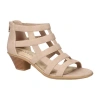 Easy Street Womens Marg Heeled Sandals In Brown