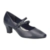 Easy Street Womens Meryl Stiletto Heel Pumps In Blue