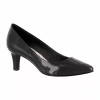 Easy Street Womens Pointe Pointed Toe Stiletto Heel Pumps In Black