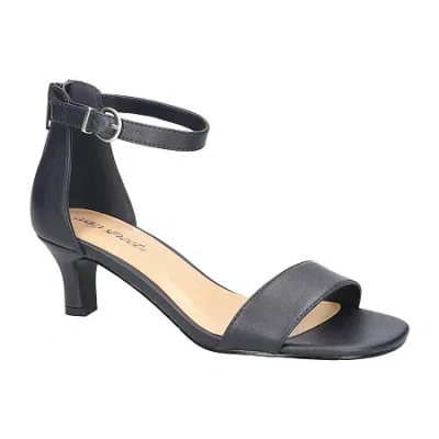 Easy Street Womens Shalee Heeled Sandals In Black