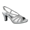 Easy Street Womens Starlight Heeled Sandals In Metallic